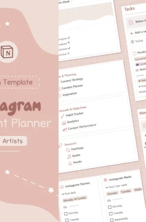 Instagram Content Planner by HannaLunaTV